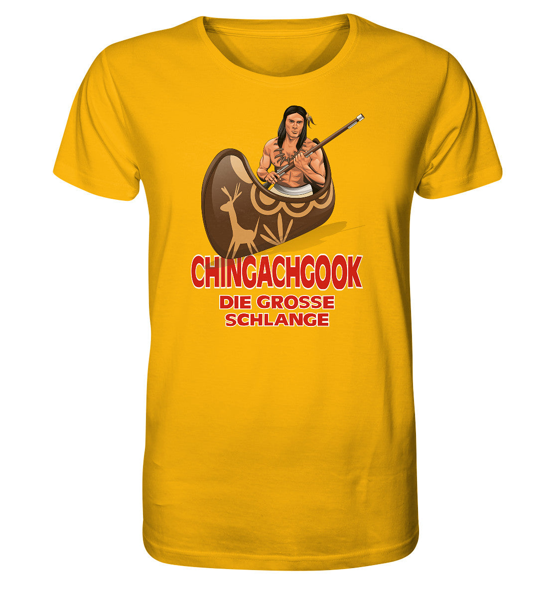 ORGANIC BIO SHIRT UNISEX • CHINGACHGOOK, DIE GROSSE SCHLANGE