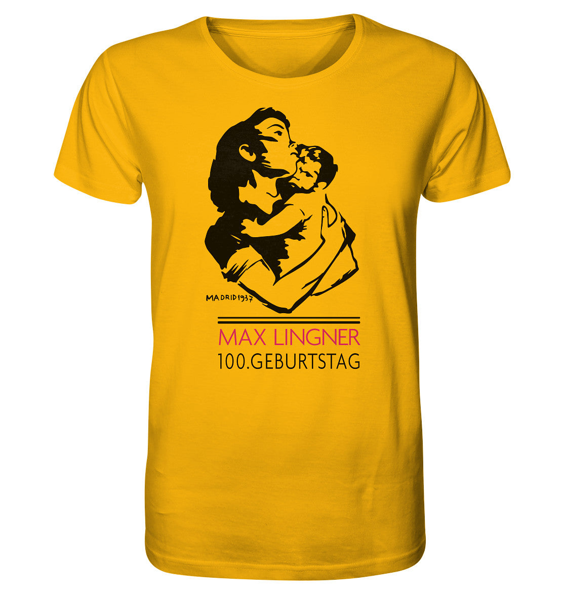 ORGANIC BIO SHIRT UNISEX • 100. GEBURTSTAG MAX LINGNER
