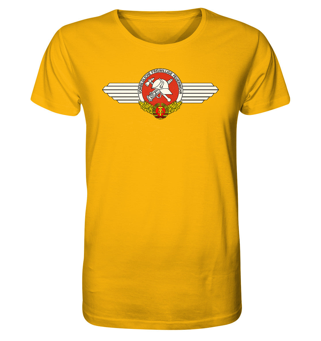ORGANIC BIO SHIRT UNISEX • VORBILDLICHE FREIWILLIGE FEUERWEHR DER DDR