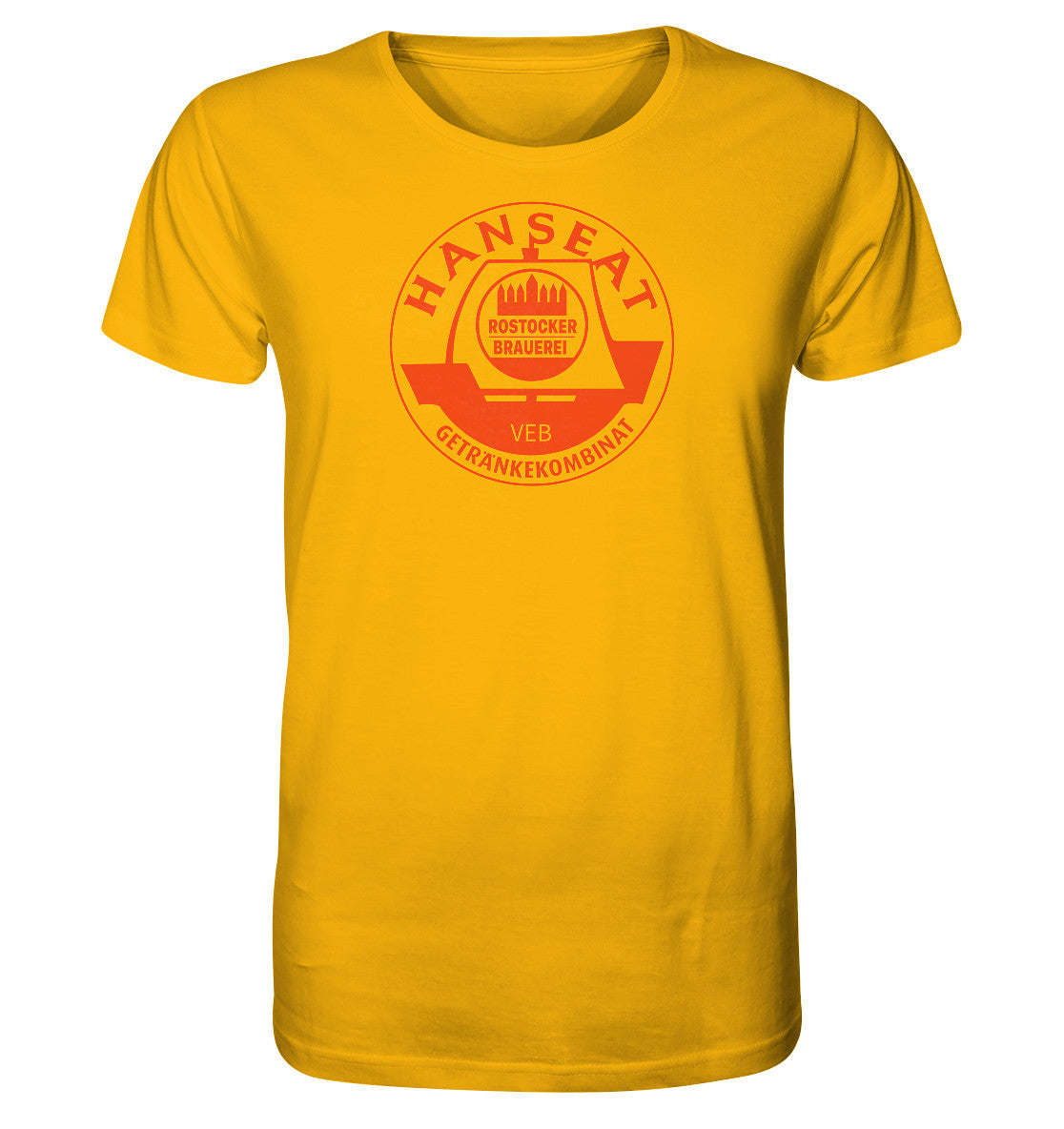 ORGANIC BIO SHIRT UNISEX • HANSEAT ROSTOCKER BRAUEREI VEB