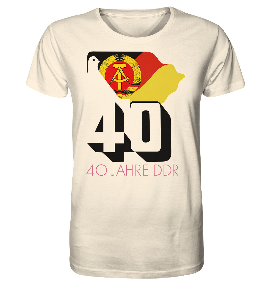 ORGANIC BIO SHIRT UNISEX • 40 JAHRE DDR