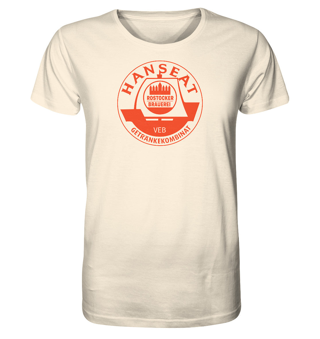 ORGANIC BIO SHIRT UNISEX • HANSEAT ROSTOCKER BRAUEREI VEB