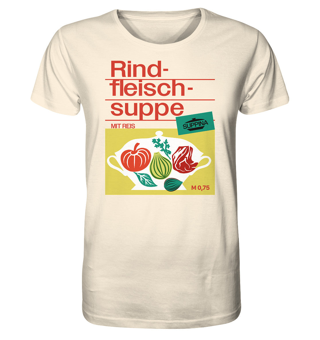 ORGANIC BIO SHIRT UNISEX • RINDFLEISCHSUPPE SUPPINA