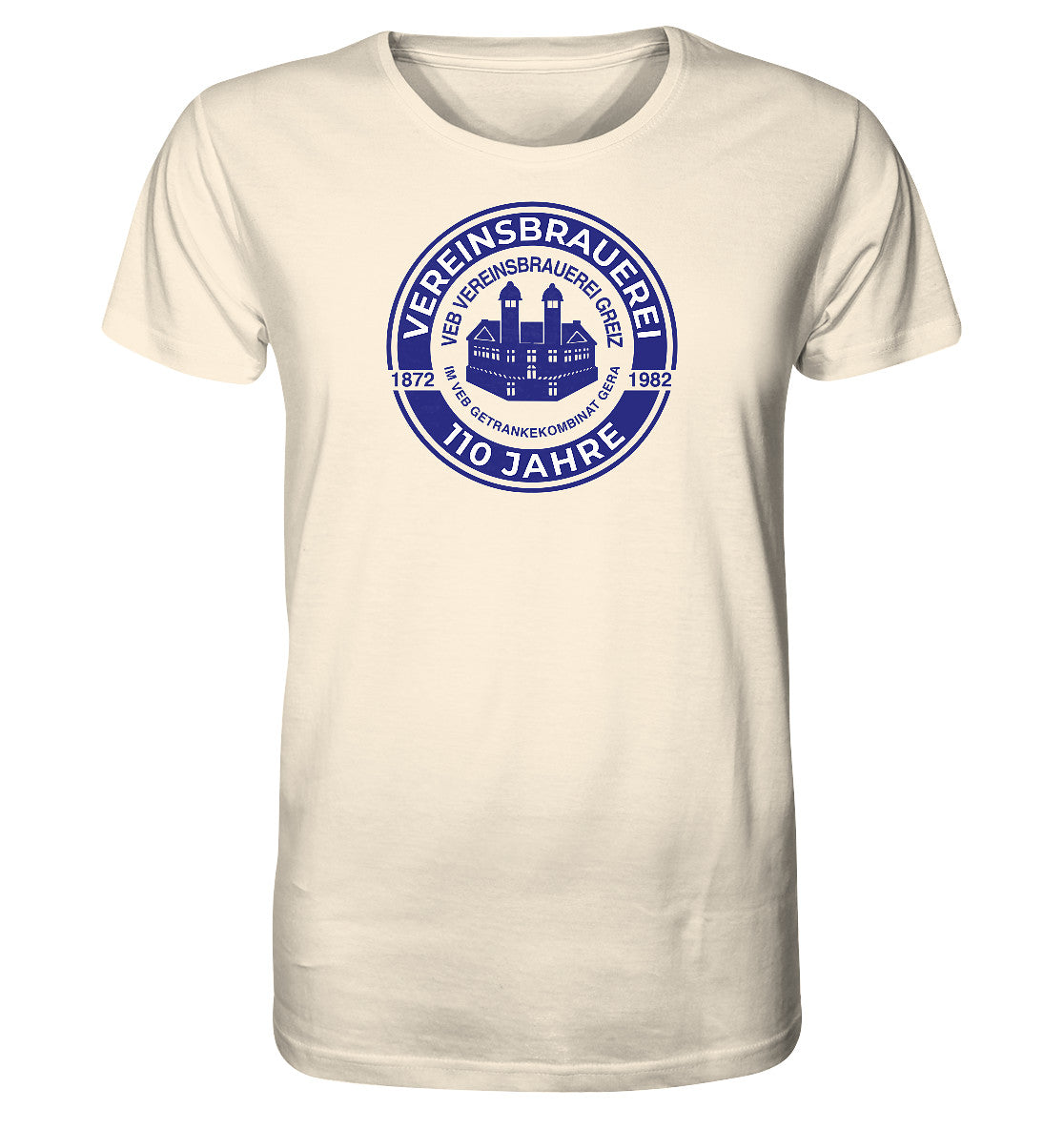 ORGANIC BIO SHIRT UNISEX • VEB VEREINSBRAUEREI GREIZ - GETRÄNKEKOMBINAT GERA