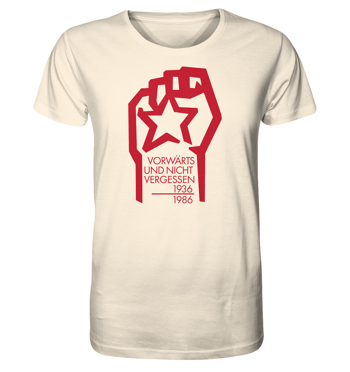 ORGANIC BIO SHIRT UNISEX • 1936-1986 SPANISCHER BÜRGERKRIEG