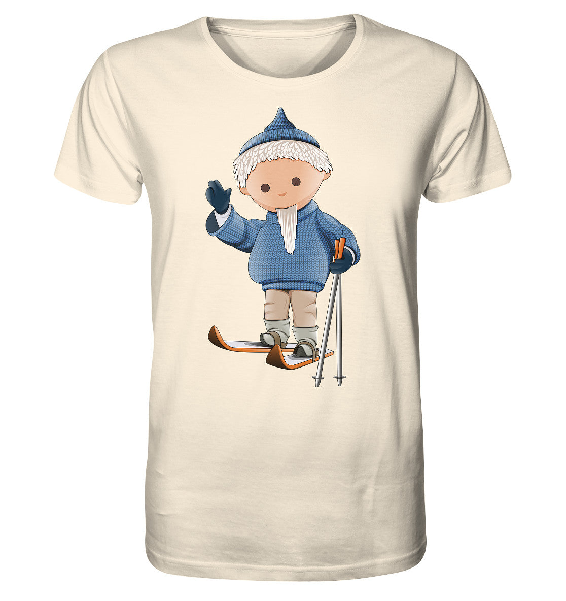 ORGANIC BIO SHIRT UNISEX • UNSER SANDMÄNNCHEN - AUF SKIERN (PU 422)