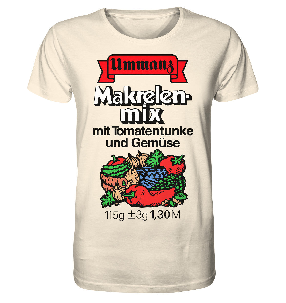 ORGANIC BIO SHIRT UNISEX • UMMANZ - MAKRELENMIX