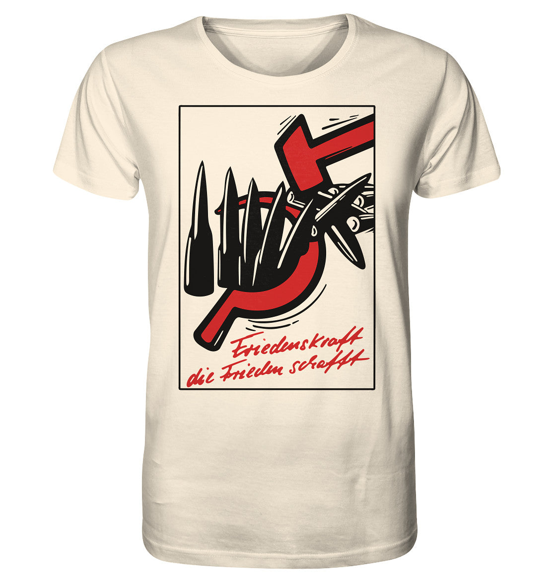 ORGANIC BIO SHIRT UNISEX • FRIEDENSKRAFT DIE FRIEDEN SCHAFFT