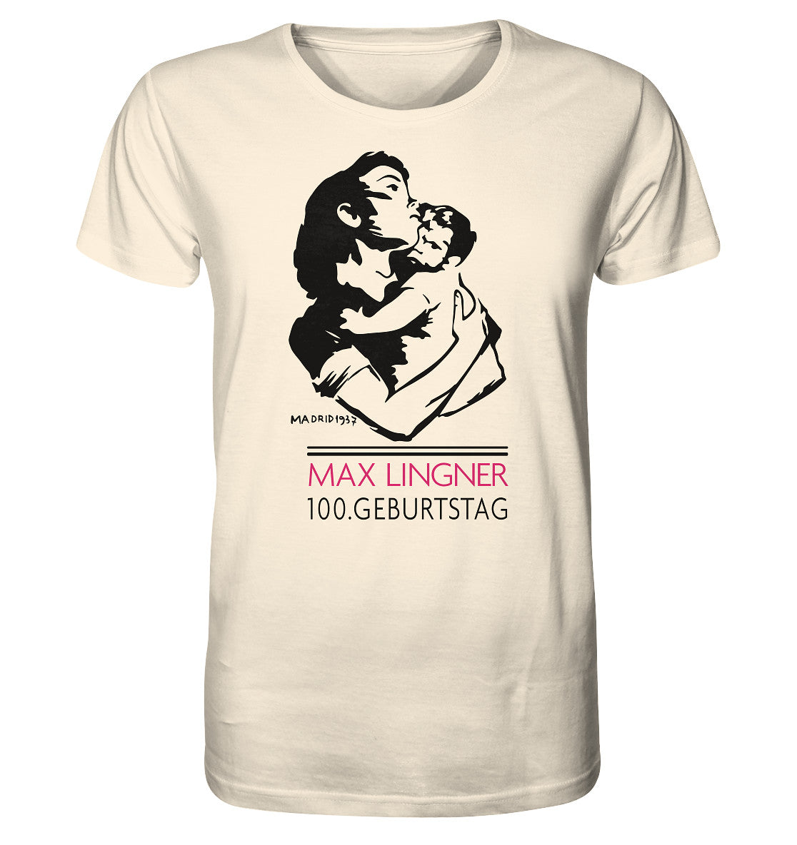 ORGANIC BIO SHIRT UNISEX • 100. GEBURTSTAG MAX LINGNER