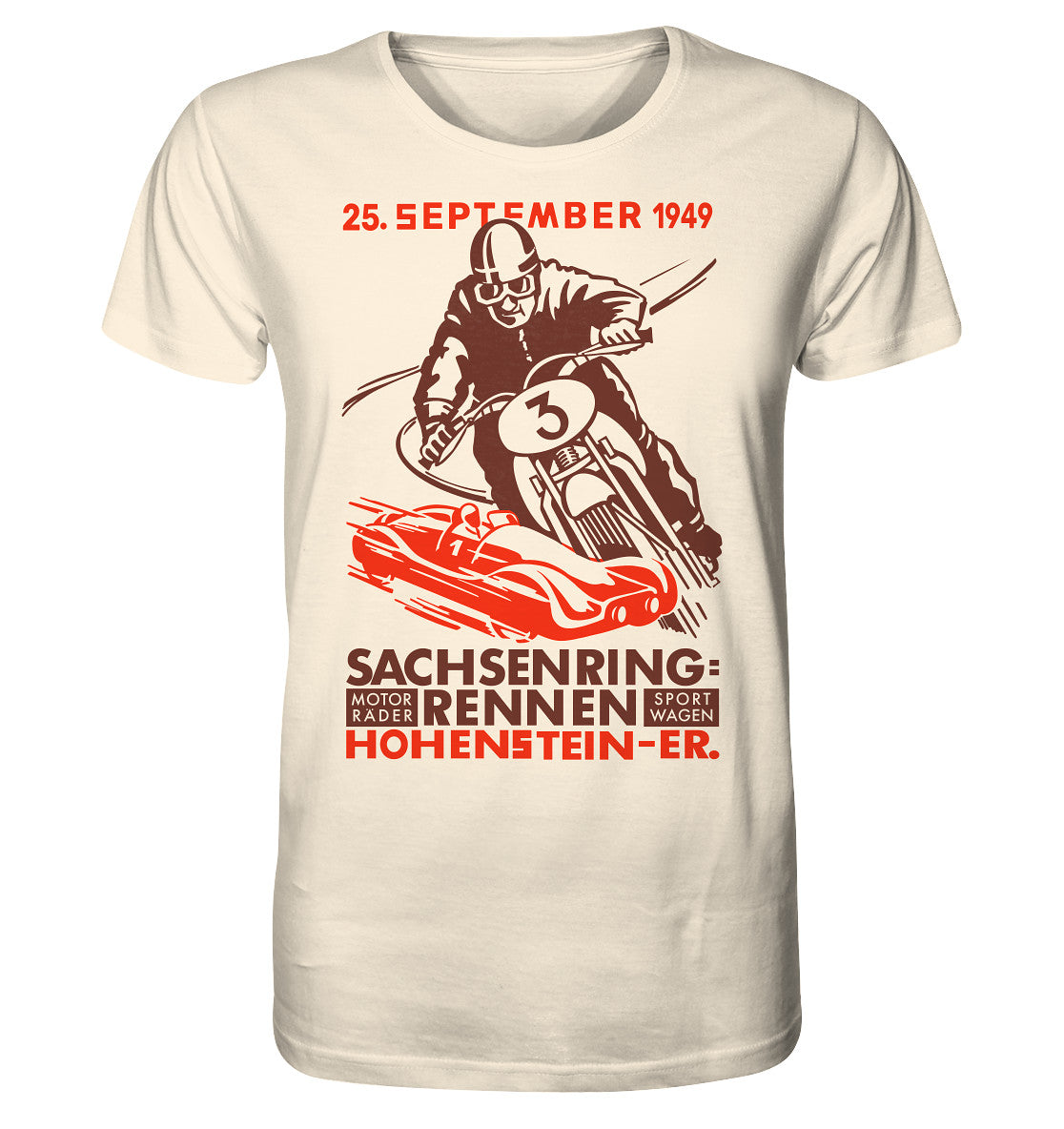 ORGANIC BIO SHIRT UNISEX • SACHSENRING-RENNEN 1949