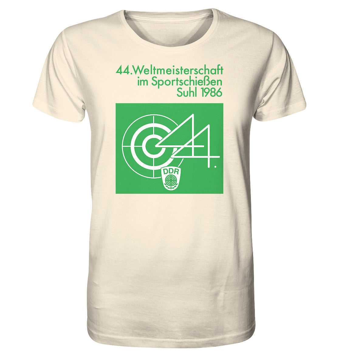 ORGANIC BIO SHIRT UNISEX • WELTMEISTERSCHAFT SPORTSCHIESSEN SUHL 1986