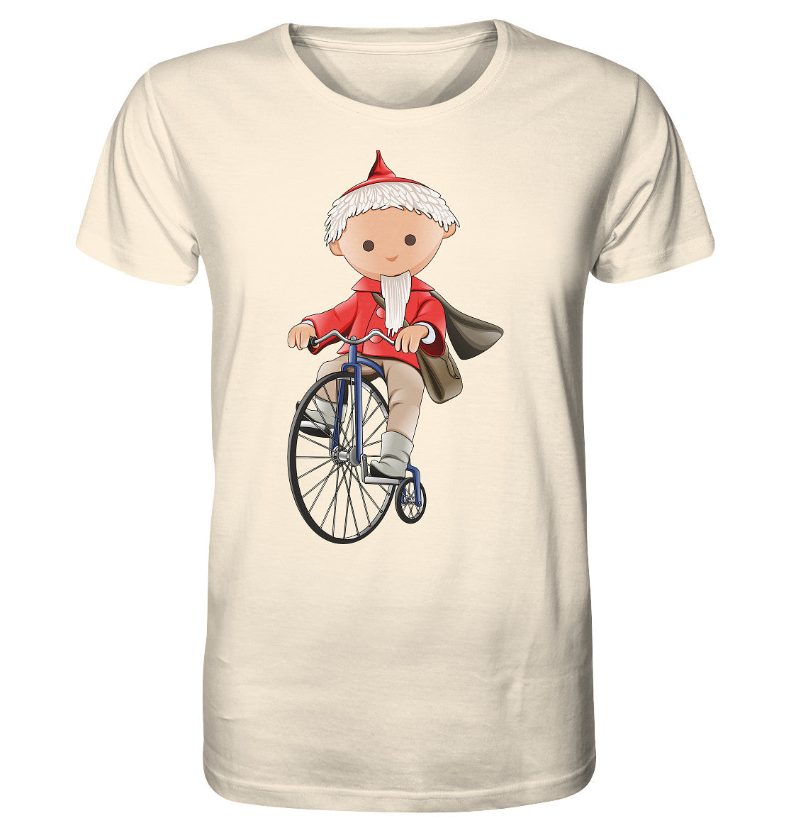ORGANIC BIO SHIRT UNISEX • UNSER SANDMÄNNCHEN - AUF DEM HOCHRAD - ROT (PU-97, 1969)