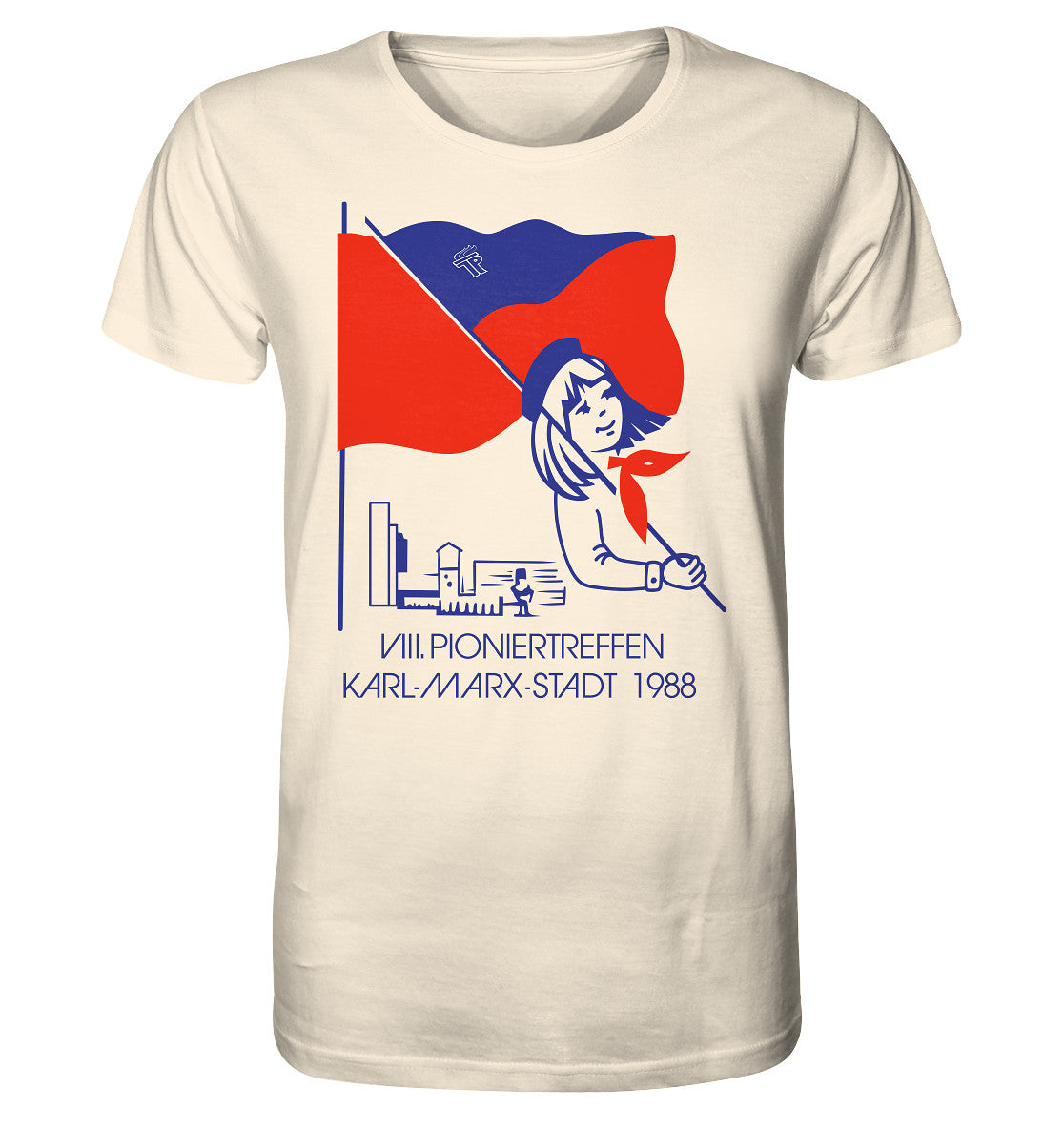 ORGANIC BIO SHIRT UNISEX • PIONIERTREFFEN KARL-MARX-STADT 1988