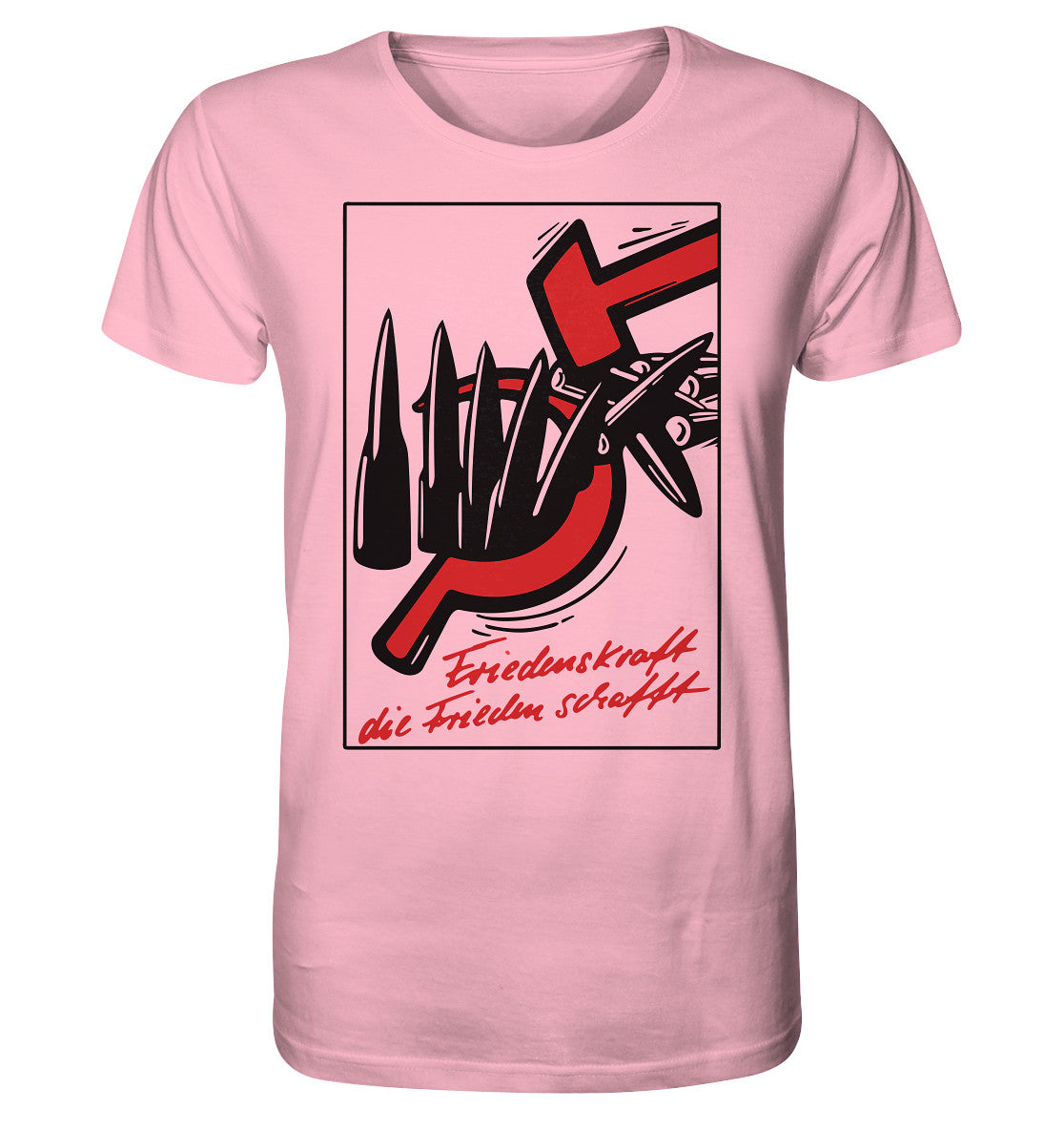 ORGANIC BIO SHIRT UNISEX • FRIEDENSKRAFT DIE FRIEDEN SCHAFFT