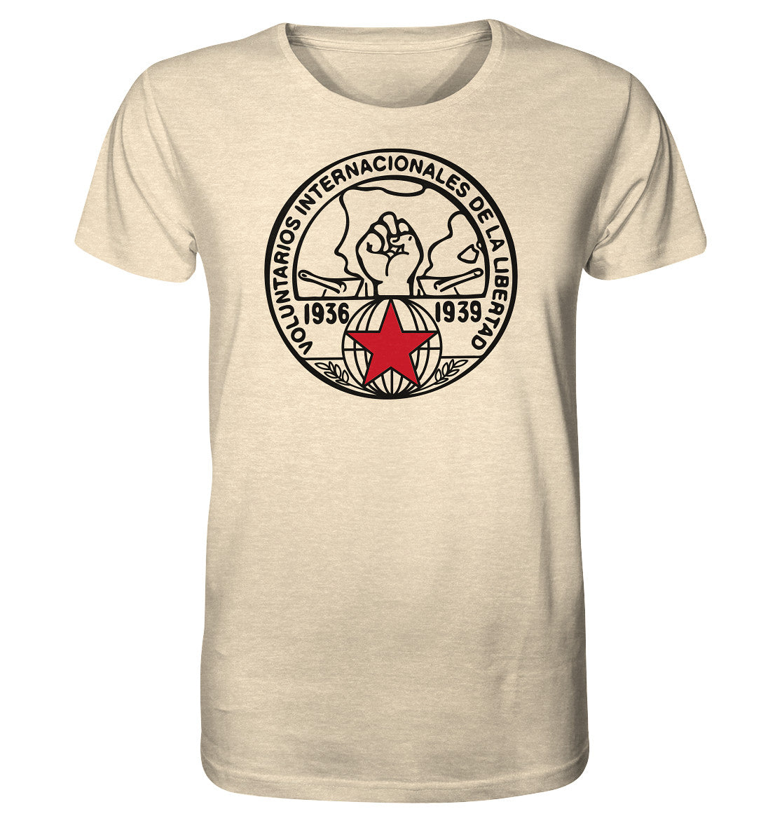 ORGANIC BIO SHIRT UNISEX • INTERNATIONALE BRIGADEN SPANIEN 1936 - HELL