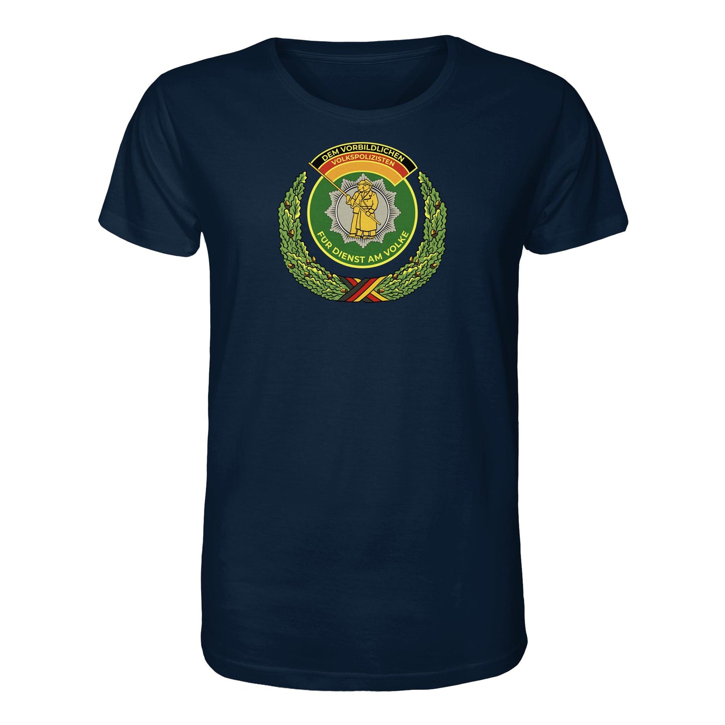 ORGANIC BIO SHIRT UNISEX • DEM VORBILDLICHEN VOLKSPOLIZISTEN (ABZEICHEN)