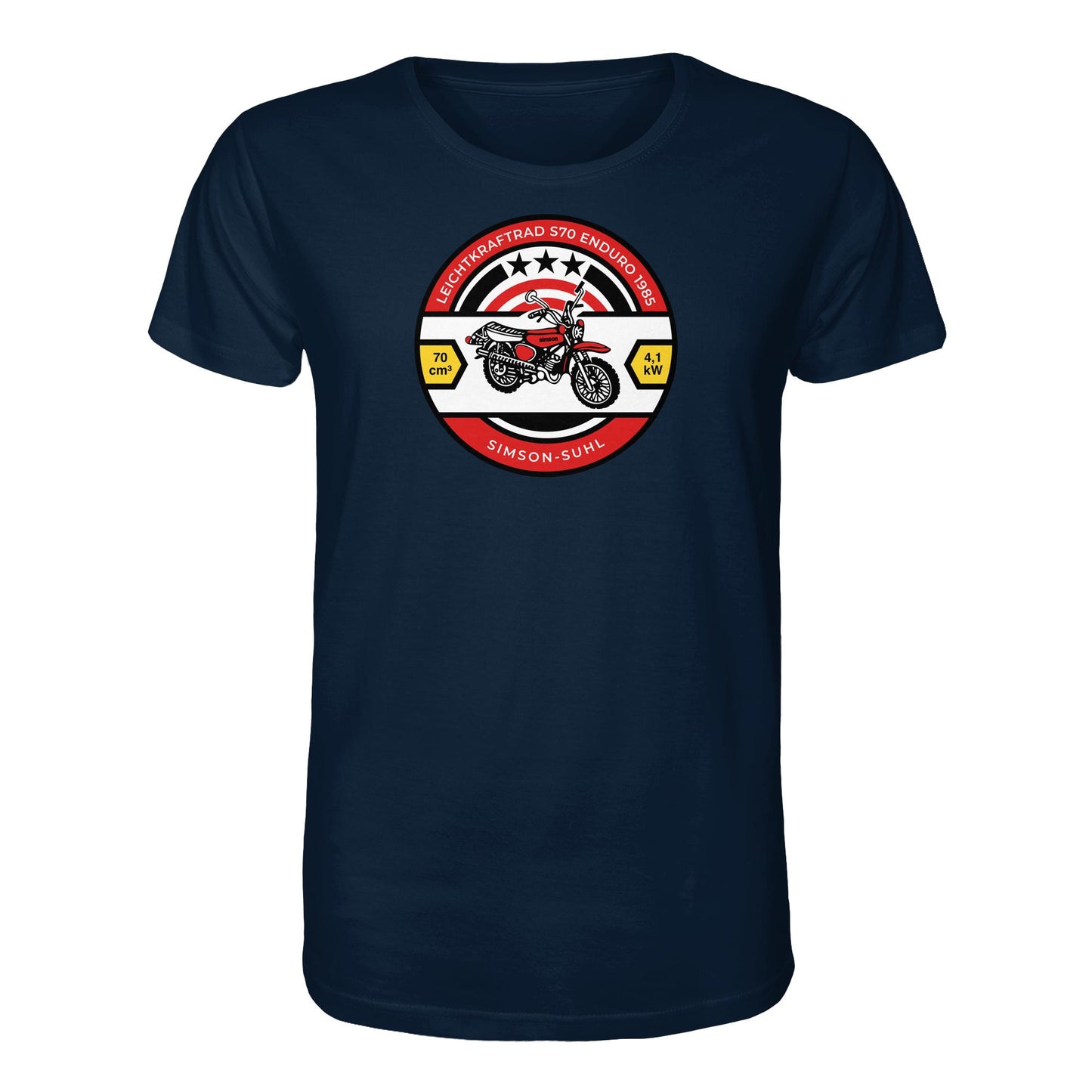 ORGANIC BIO SHIRT UNISEX • SIMSON S70 - ORIGINAL BIERDECKEL