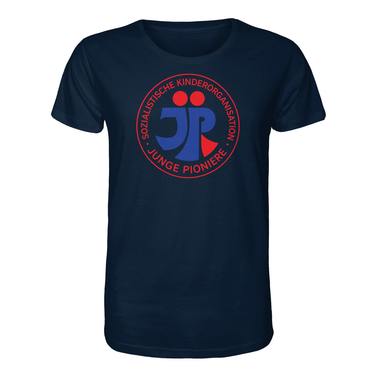 DDR Ostalgie Bio-Shirt Unisex • JP - JUNGE PIONIERE (ORIGINAL NICKI-MOTIV)