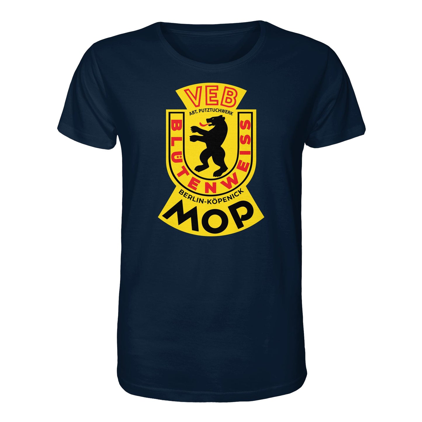 DDR Ostalgie Bio-Shirt Unisex • VEB PUTZTUCHWERK BERLIN-KÖPENICK