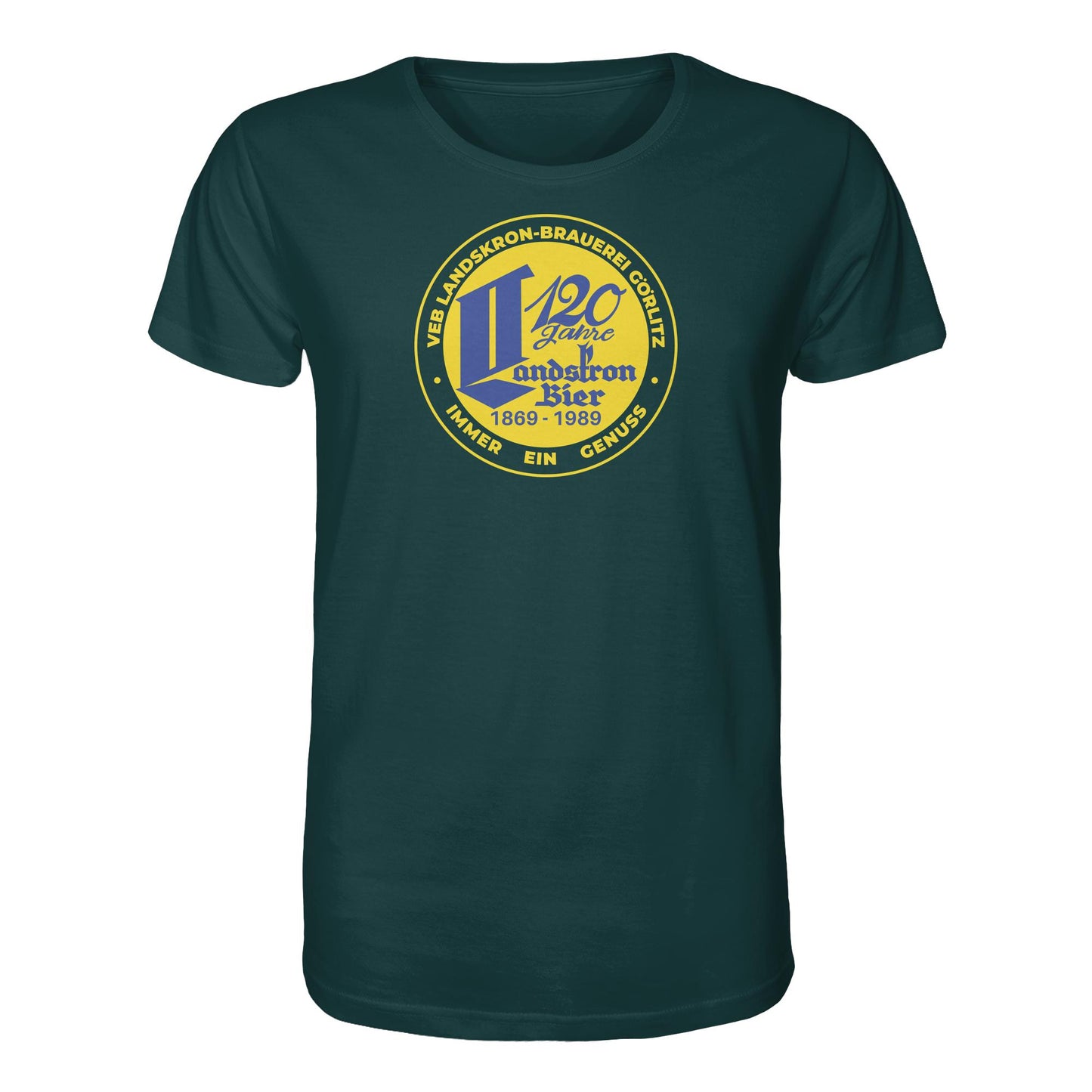 ORGANIC BIO SHIRT UNISEX • VEB LANDSKRON-BRAUEREI BIERE GÖRLITZ