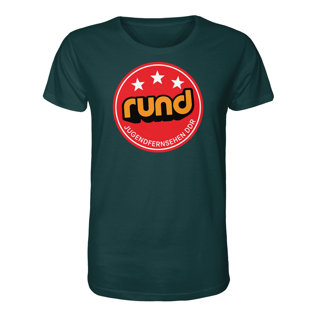 DDR Ostalgie Bio-Shirt Unisex • RUND - JUGENDFERNSEHEN DDR