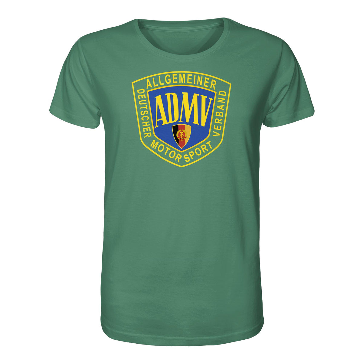 DDR Ostalgie Bio-Shirt Unisex • ADMV MOTORSPORTVERBAND DER DDR
