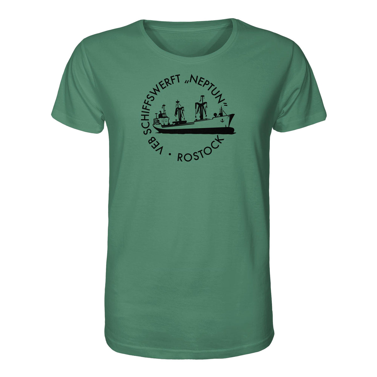 DDR Ostalgie Bio-Shirt Unisex • VEB SCHIFFSWERFT NEPTUN ROSTOCK