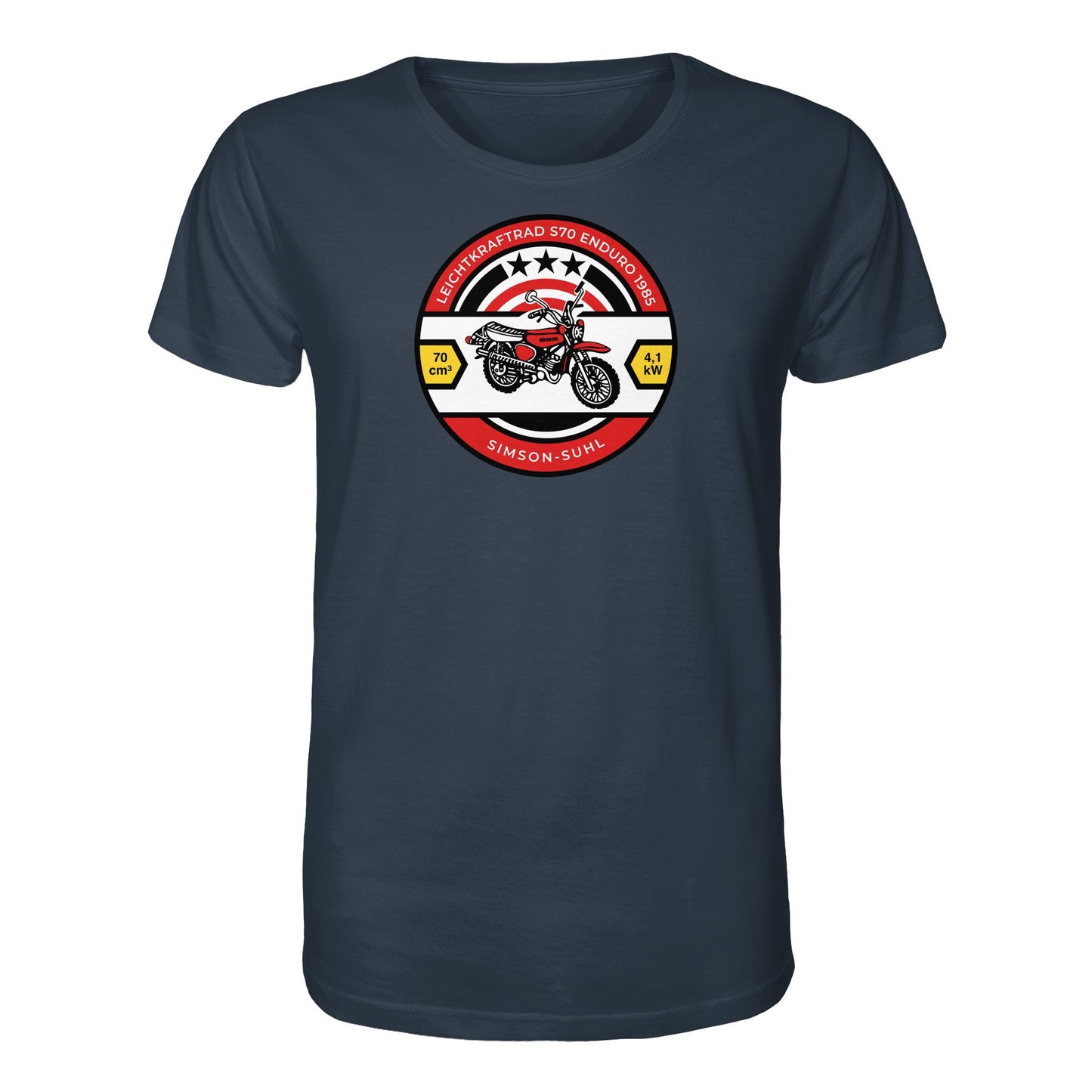 ORGANIC BIO SHIRT UNISEX • SIMSON S70 - ORIGINAL BIERDECKEL