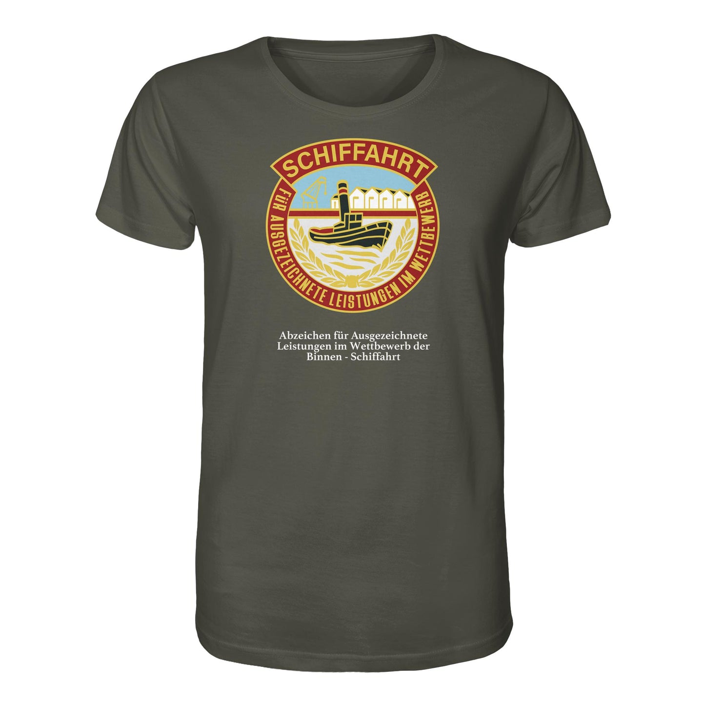 ORGANIC BIO SHIRT UNISEX • BINNEN-SCHIFFAHRT - ABZEICHEN FÜR AUSGEZEICHNETE LEISTUNGEN