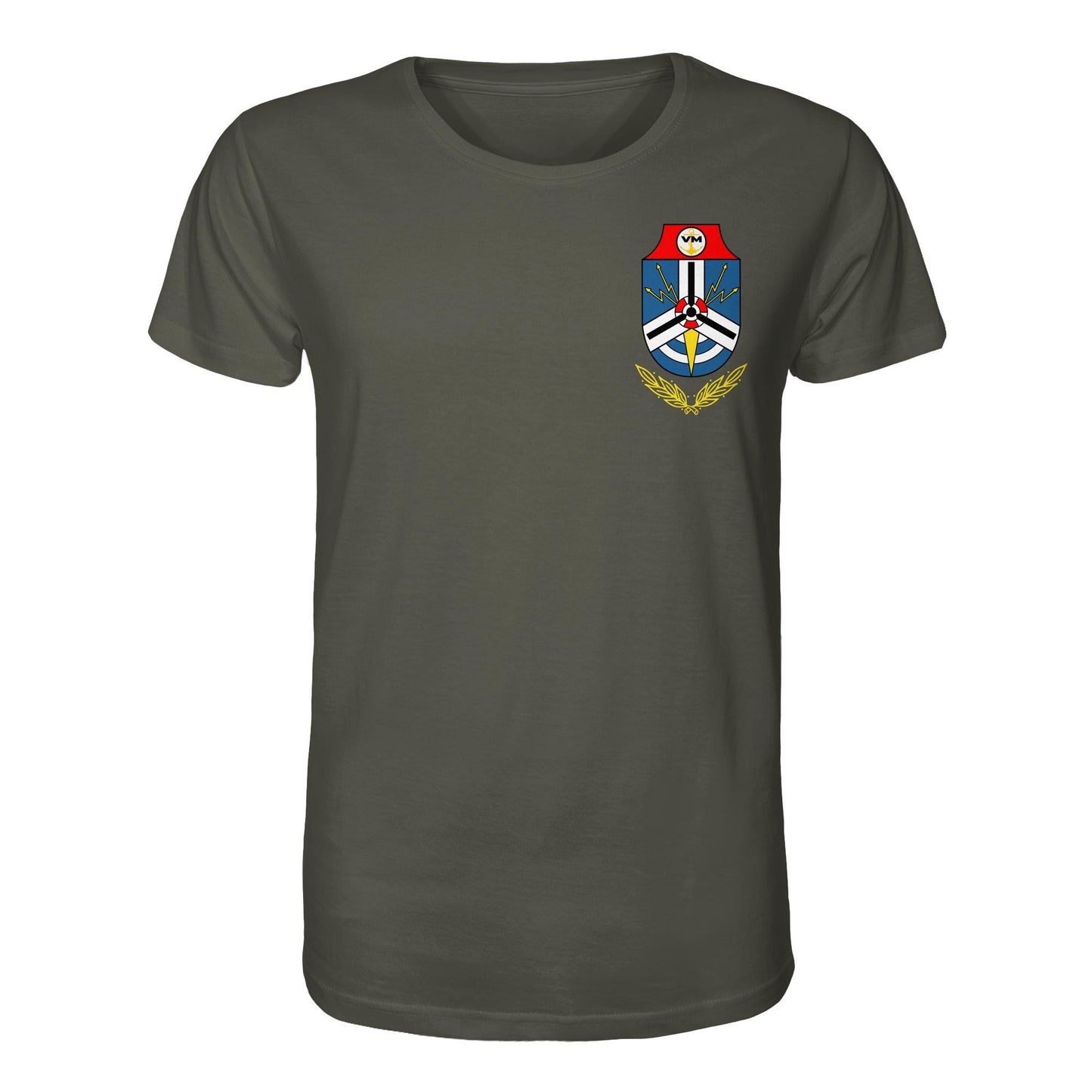DDR Ostalgie Bio-Shirt Unisex • NVA EMBLEM - MARINEGESCHWADER 18 - KURT BARTHEL