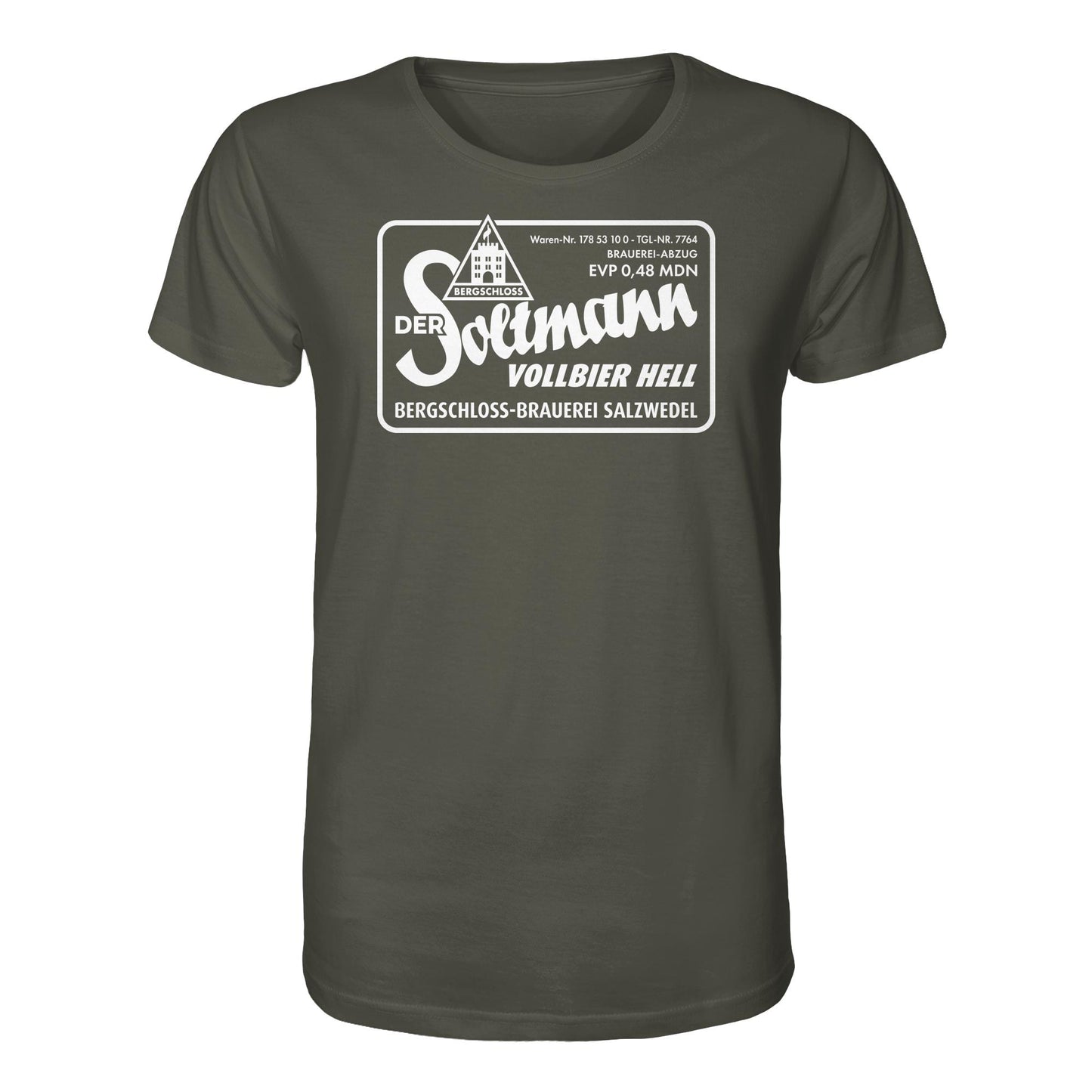 ORGANIC BIO SHIRT UNISEX • BERGSCHLOSS SALZWEDEL SOLTMANN BIERE