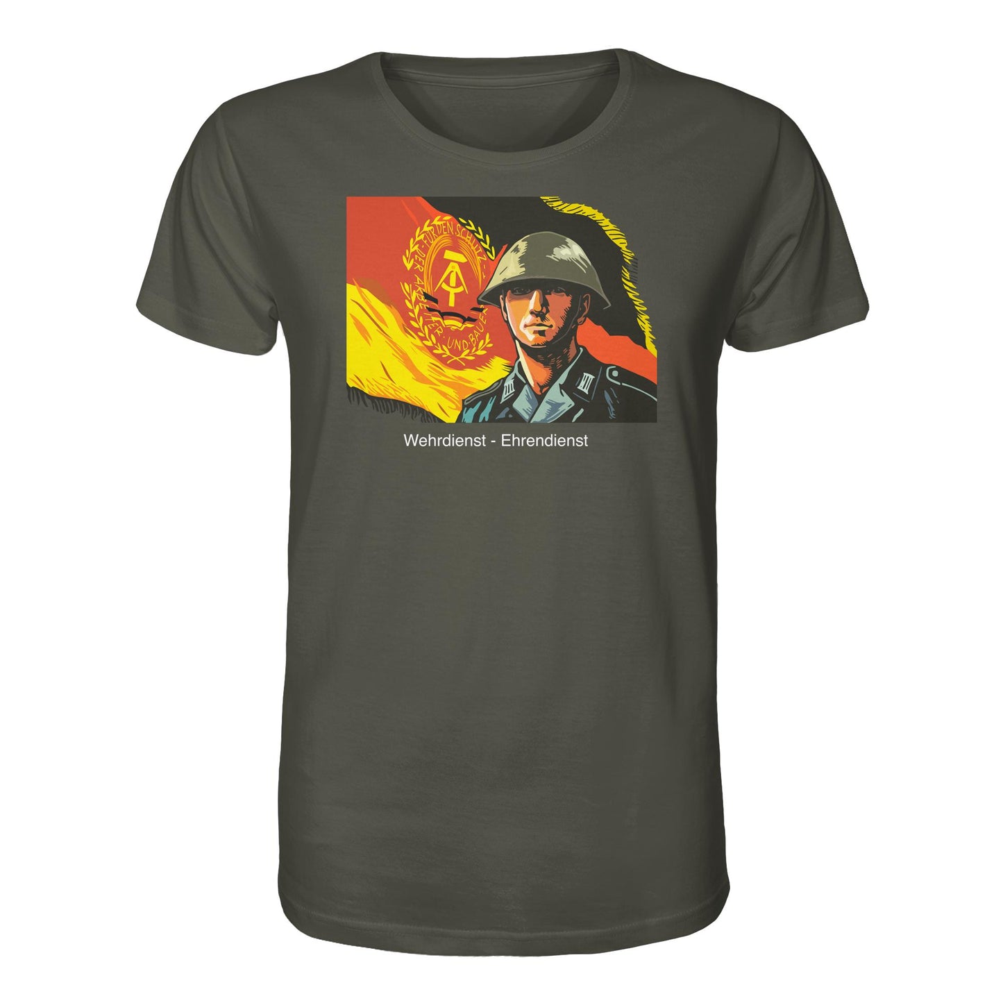 DDR Ostalgie Bio-Shirt Unisex • NVA WEHRDIENST - EHRENDIENST