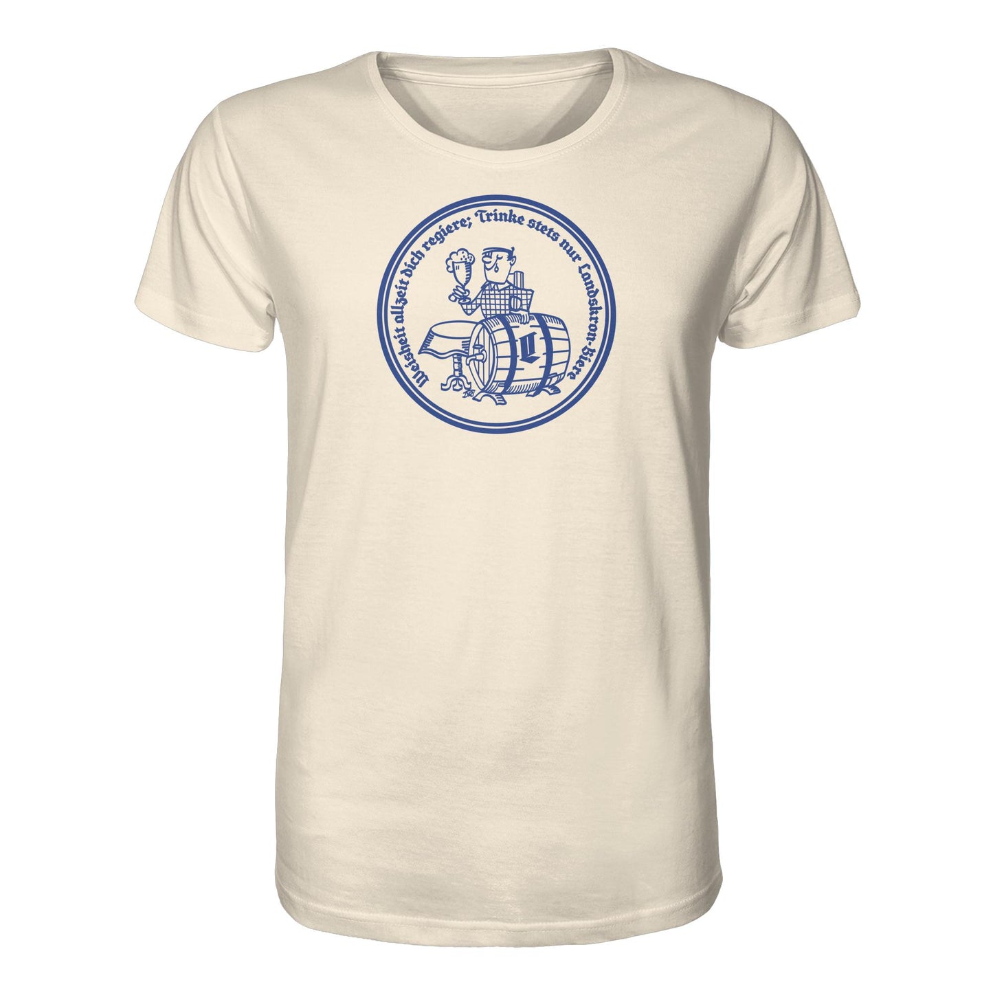 ORGANIC BIO SHIRT UNISEX • WEISHEIT ALLZEIT DICH REGIERE - LANDSKRON BIERE