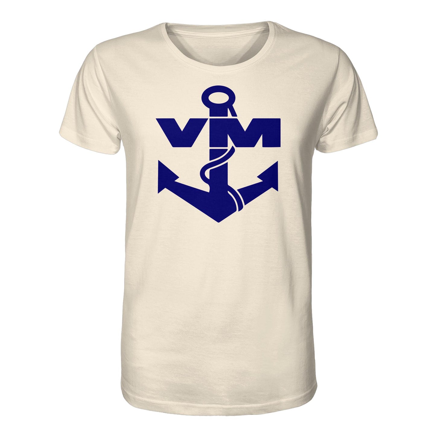 DDR Ostalgie Bio-Shirt Unisex • NVA EMBLEM - VOLKSMARINE SEESTREITKRÄFTE - BRUST
