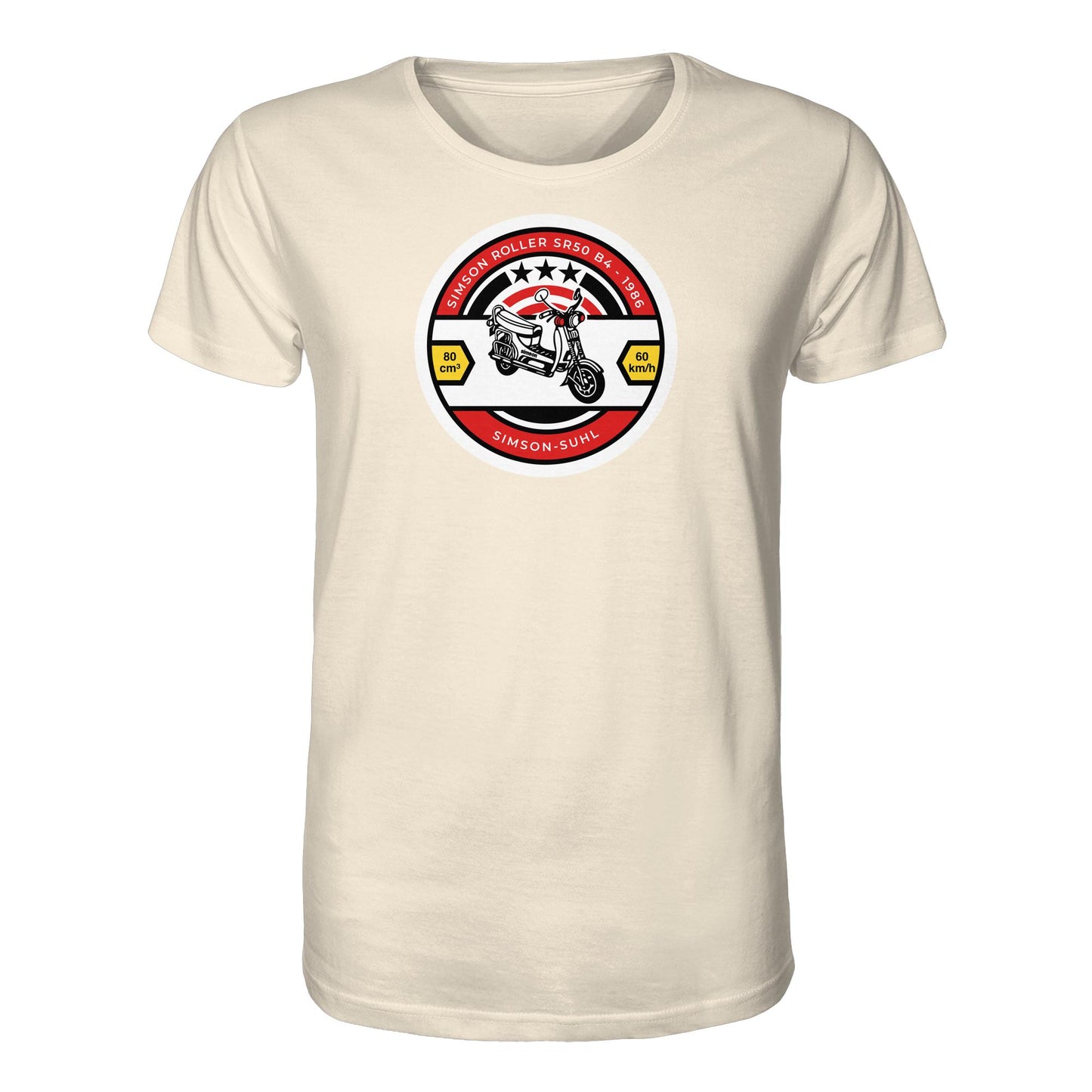 ORGANIC BIO SHIRT UNISEX • SIMSON SR50 - ORIGINAL BIERDECKEL