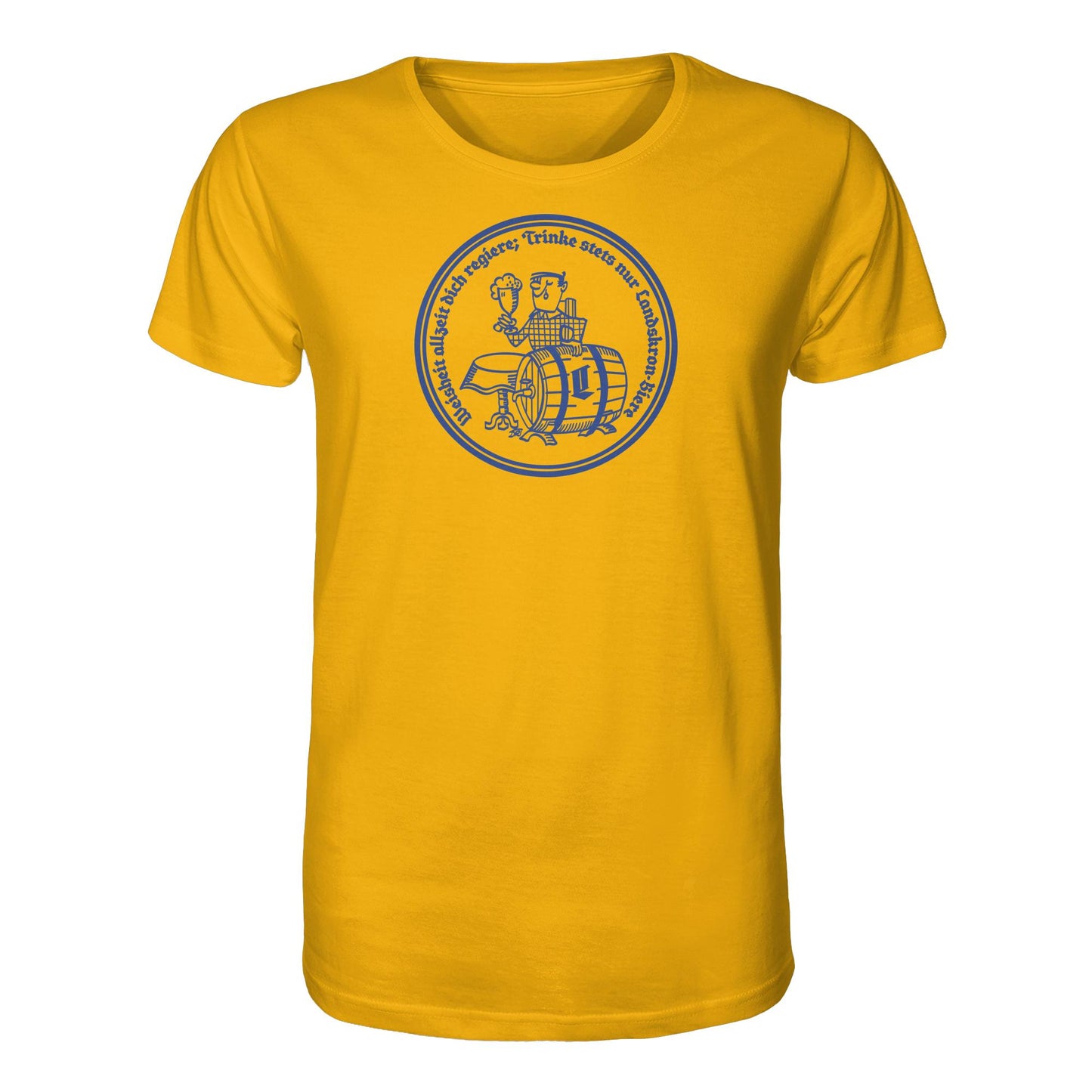 ORGANIC BIO SHIRT UNISEX • WEISHEIT ALLZEIT DICH REGIERE - LANDSKRON BIERE
