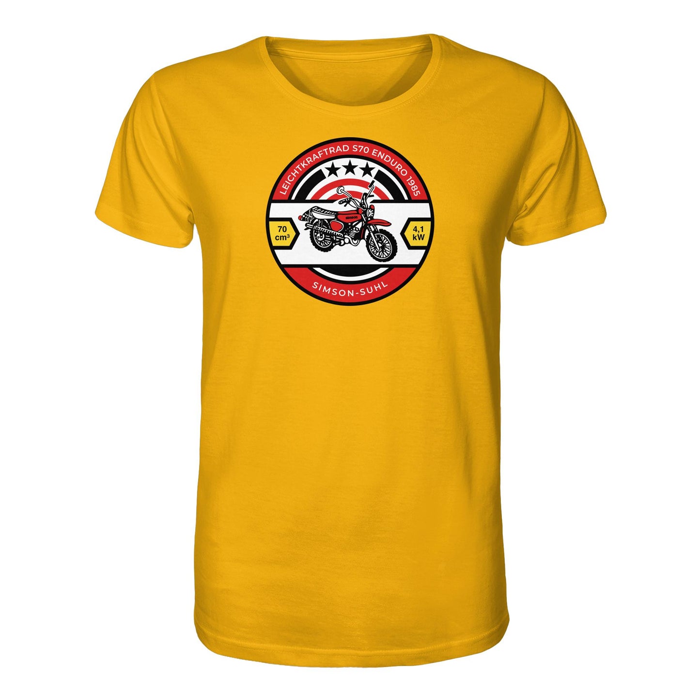 ORGANIC BIO SHIRT UNISEX • SIMSON S70 - ORIGINAL BIERDECKEL