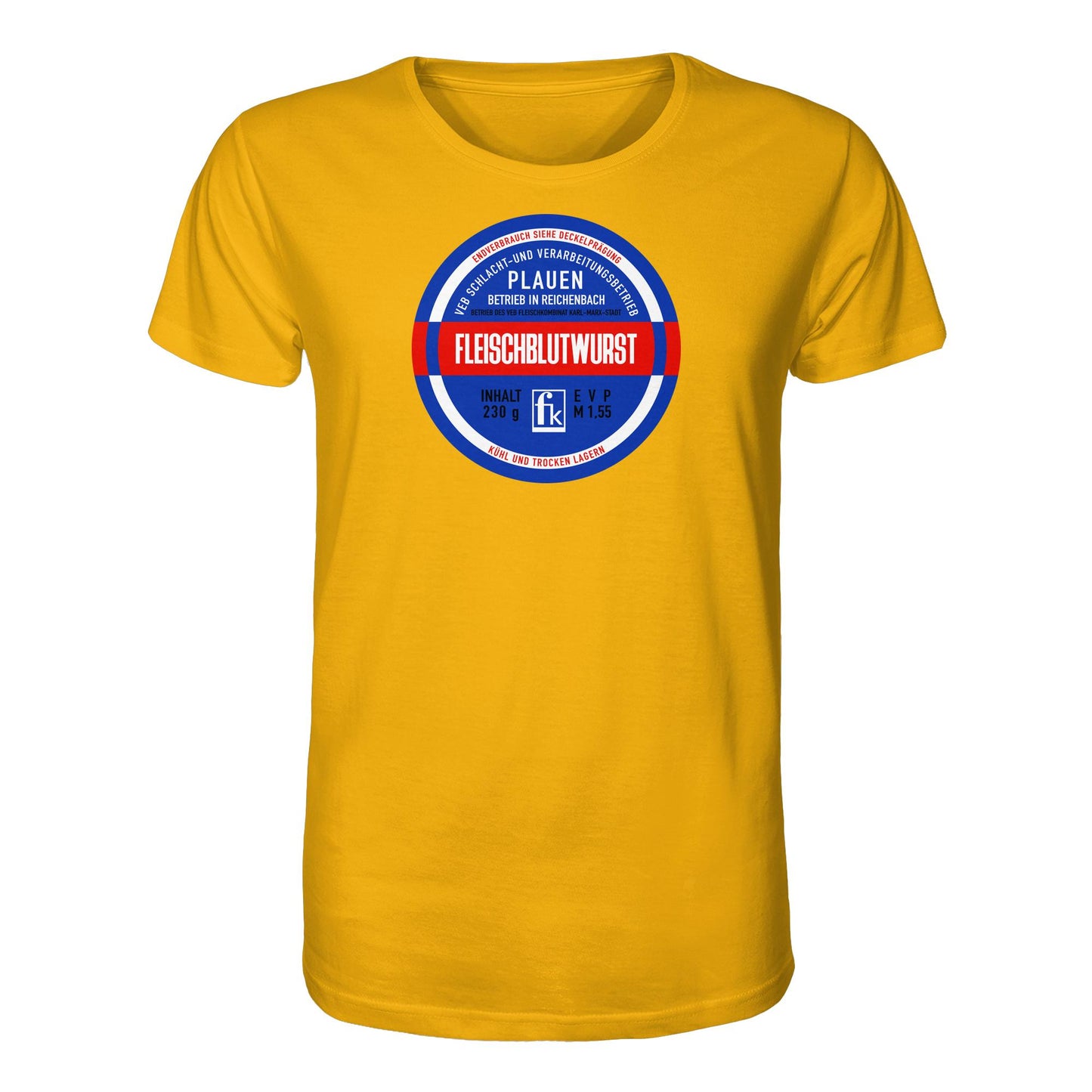 ORGANIC BIO SHIRT UNISEX • FLEISCHBLUTWURST KONSERVE - PLAUEN