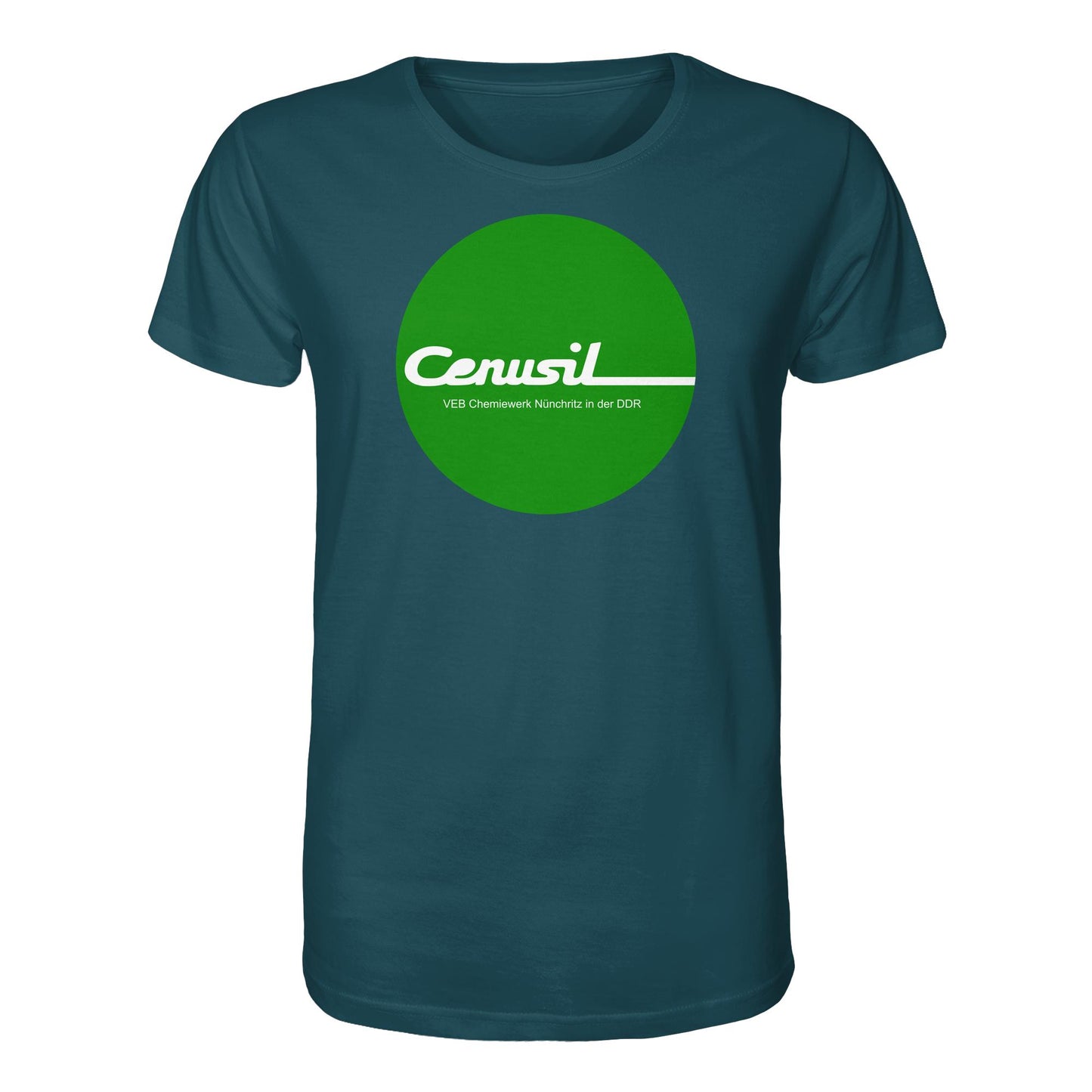 DDR Ostalgie Bio-Shirt Unisex • CENUSIL - VEB CHEMIE NÜNCHRITZ