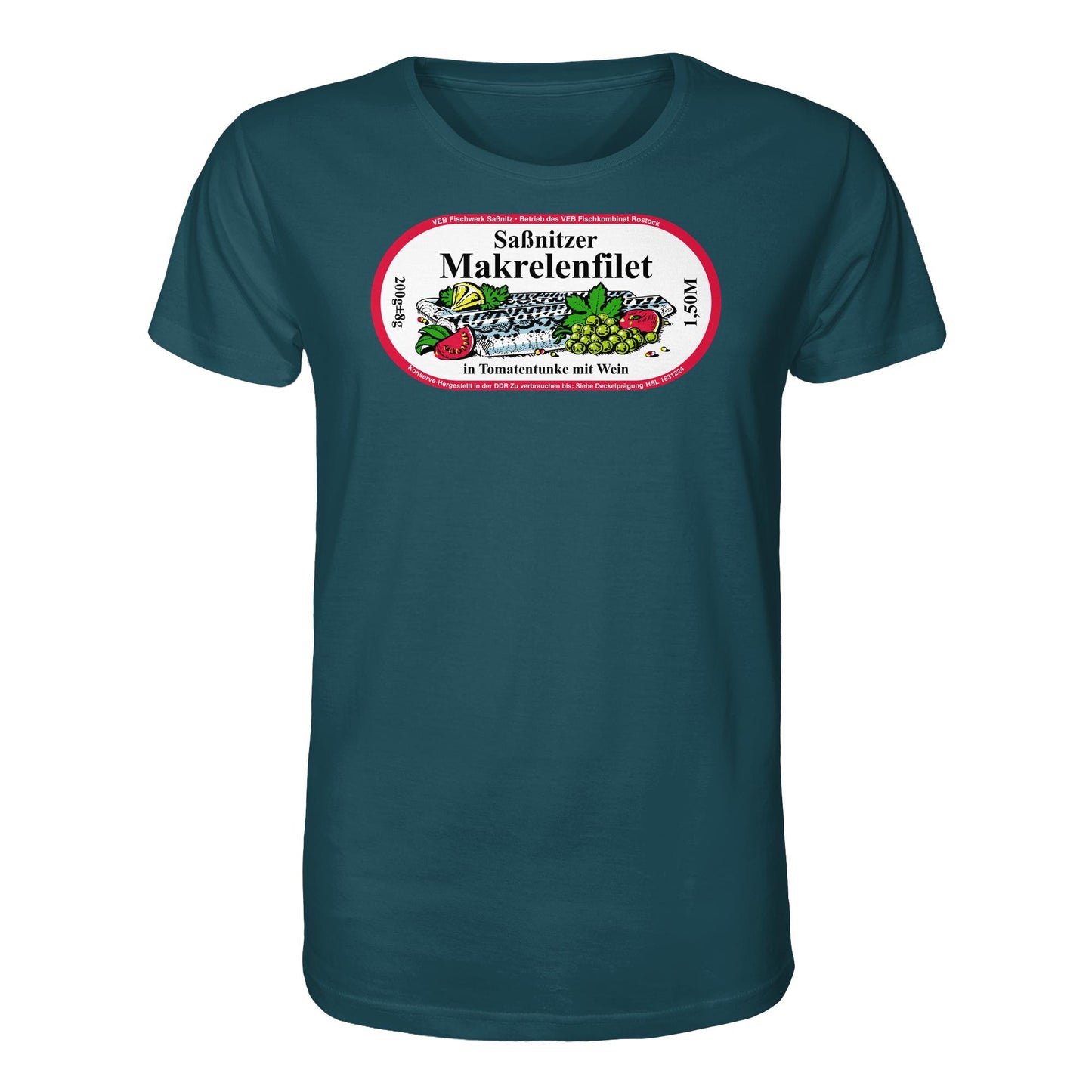 ORGANIC BIO SHIRT UNISEX • SASSNITZER MAKRELENFILET - VEB FISCHWERK
