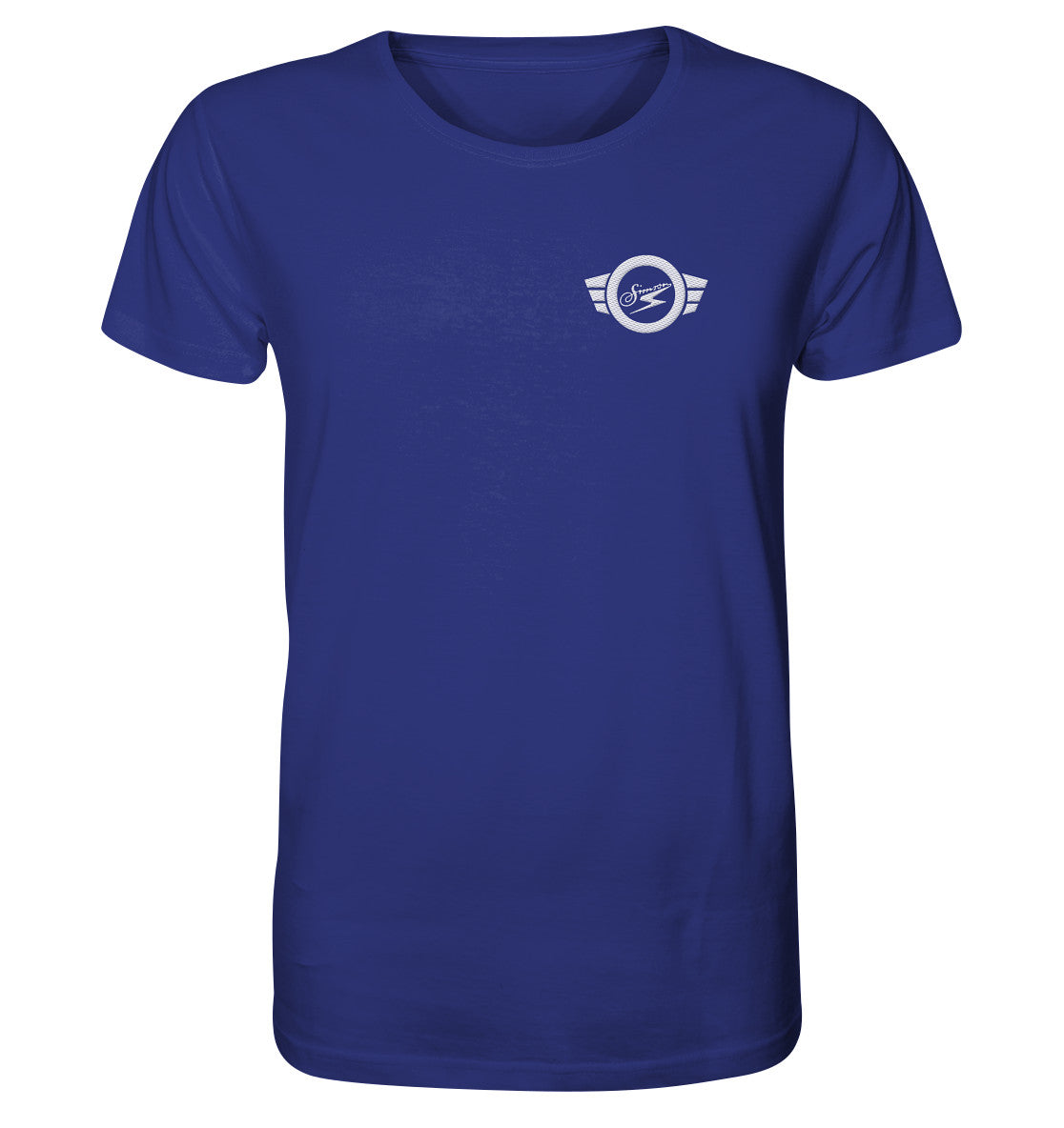 DDR Ostalgie Bio-Shirt bestickt • SIMSON BADGE