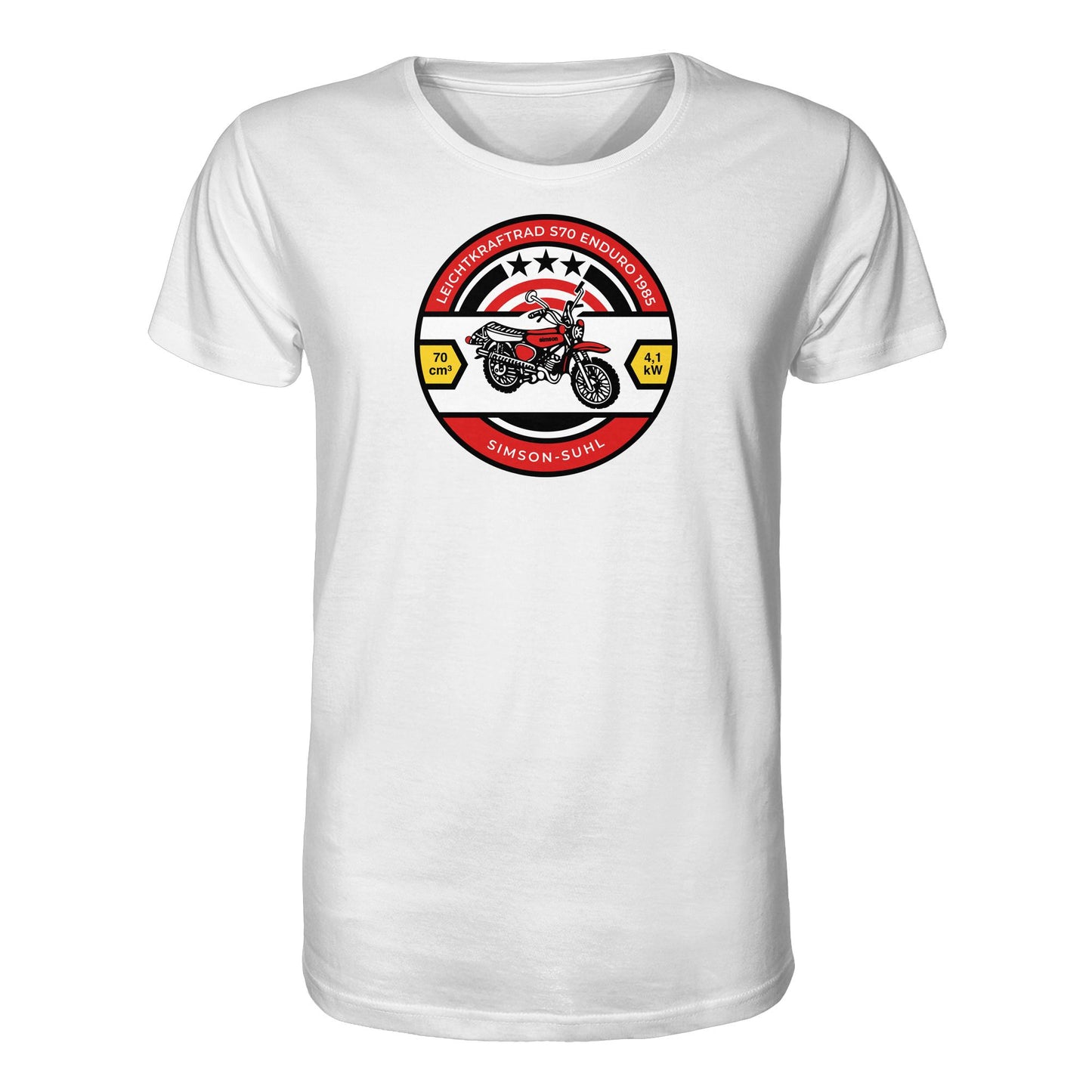 ORGANIC BIO SHIRT UNISEX • SIMSON S70 - ORIGINAL BIERDECKEL