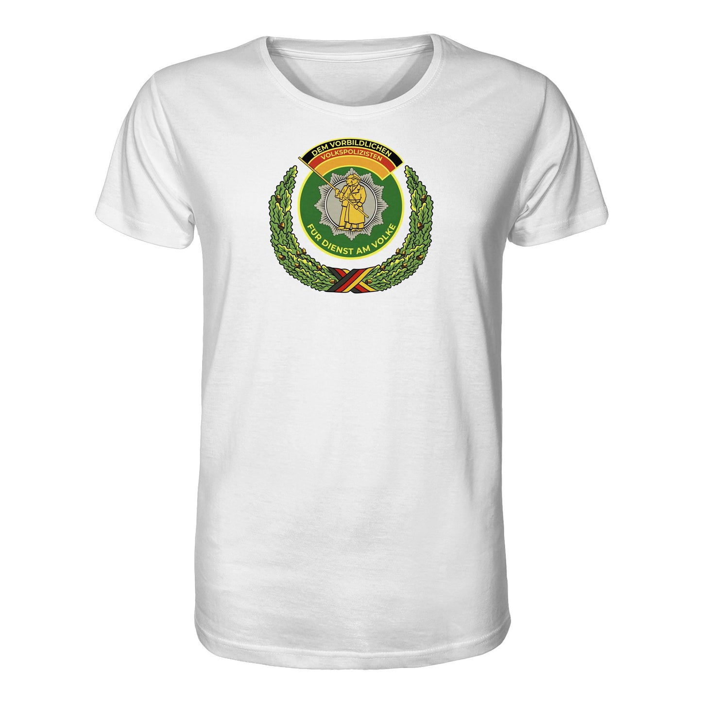 ORGANIC BIO SHIRT UNISEX • DEM VORBILDLICHEN VOLKSPOLIZISTEN (ABZEICHEN)