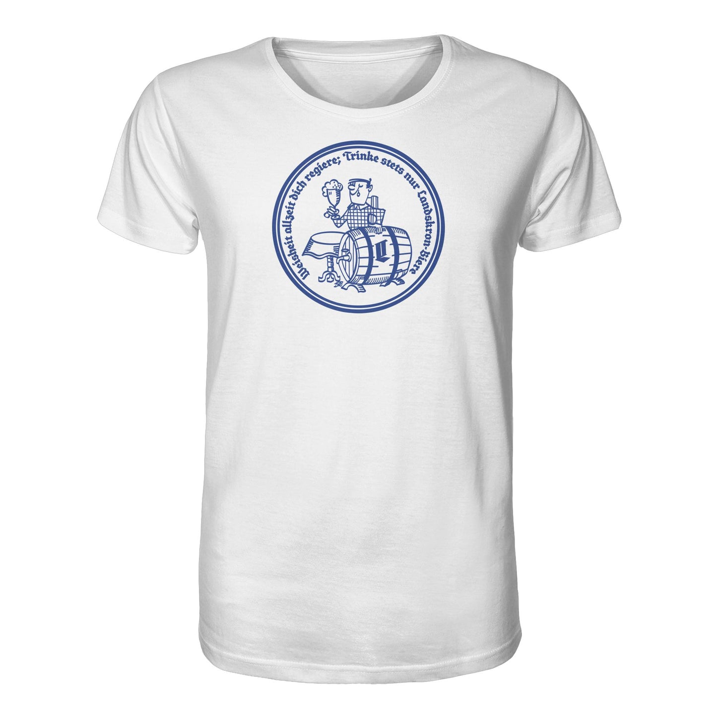 ORGANIC BIO SHIRT UNISEX • WEISHEIT ALLZEIT DICH REGIERE - LANDSKRON BIERE