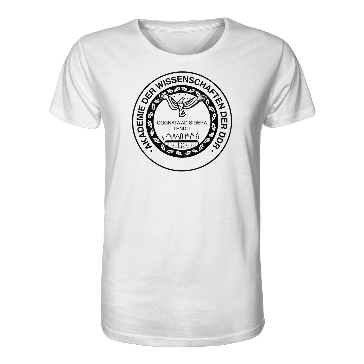 DDR Ostalgie Bio-Shirt Unisex • AKADEMIE DER WISSENSCHAFTEN DER DDR