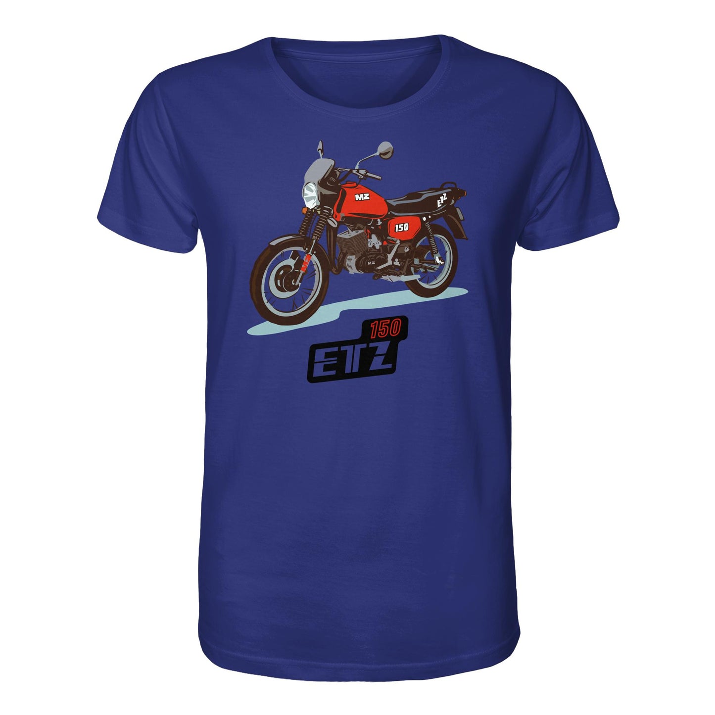 ORGANIC BIO SHIRT UNISEX • MZ ETZ 150 ROT (ORIGINAL DDR-PLAKAT)