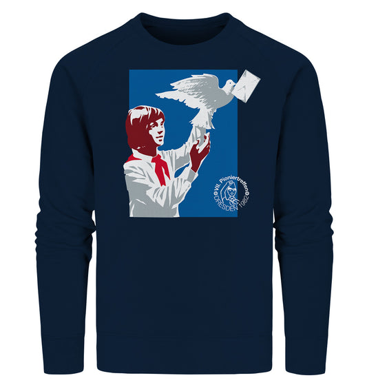 PREMIUM ORGANIC SWEATER UNISEX • PIONIERE FÜR FRIEDEN - DRESDEN 1982