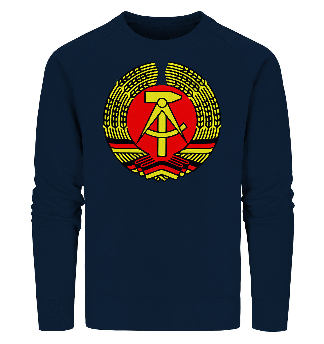 PREMIUM ORGANIC SWEATER UNISEX • DDR EMBLEM