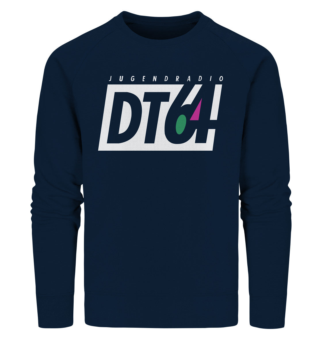 PREMIUM ORGANIC SWEATER UNISEX • DT64 JUGENDRADIO - DUNKEL
