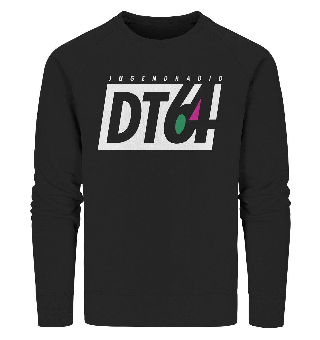 PREMIUM ORGANIC SWEATER UNISEX • DT64 JUGENDRADIO - DUNKEL